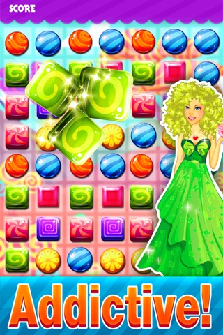 Candy Best Match-3 - Puzzle adventure in juicy fruit land free screenshot 3