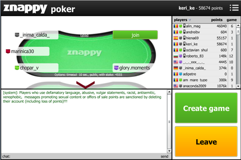 Poker Znappy screenshot 3