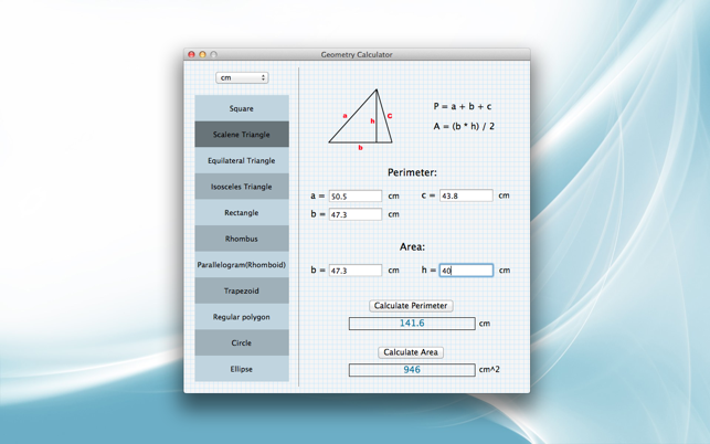 Geometry Calculator(圖1)-速報App