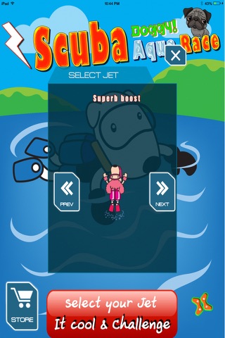 Scuba Doggy Aqua Race - Mega fun adventure divers game screenshot 3