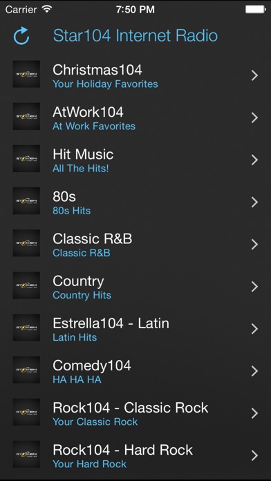 【图】Star104 Internet Radio(截图1) 【图】Star104 Internet Radio(截图1)