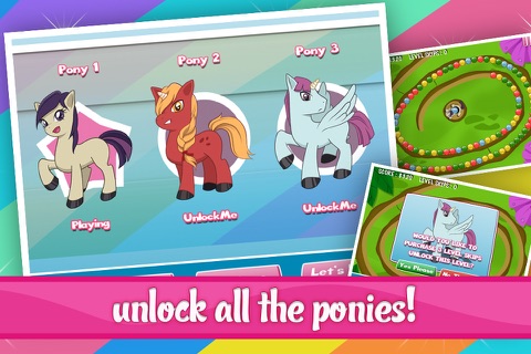 Pony Shooter Blitz : Equestria Magic Bubble Game screenshot 2