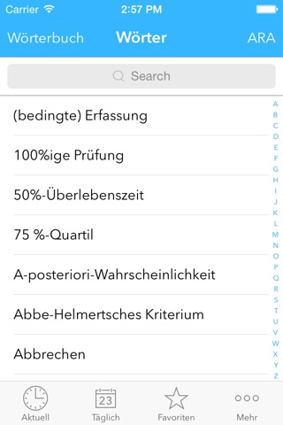 Expressis Dictionary – Deutsch–Arabisch Wörterbuch der Unternehmen Begriffe screenshot 2