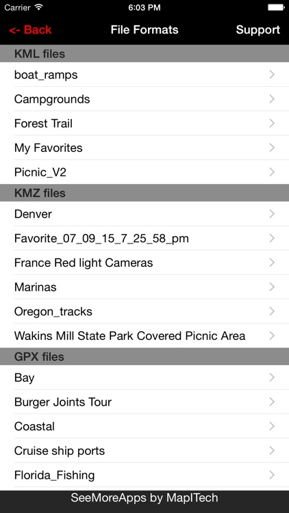 Kml Kmz Gpx Viewer Pro and converter on gps map
