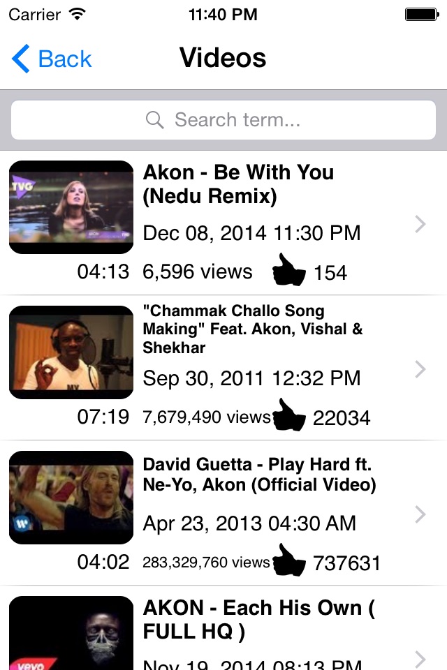 Akon : Fans Version screenshot 3