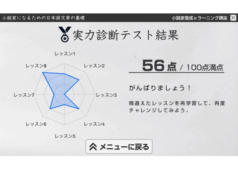 文章の基礎実力診断テスト　小説家になるための日本語文章の基礎 screenshot 3