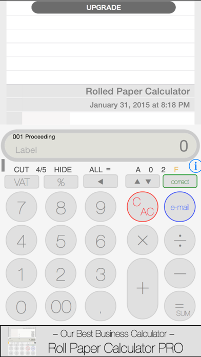 How to cancel & delete Rolled Paper Calculator PRO from iphone & ipad 2