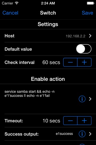 SSH Control Lite screenshot 2