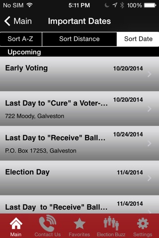 Galveston County Elections screenshot 2