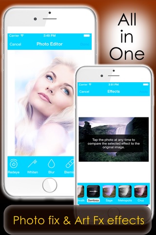 Pic editor plus Selfie effects maker . The ultimate photo editor plus art image effects , frames & stickers screenshot 2