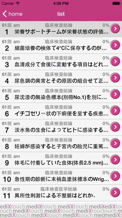 臨床検査技師国家試験 medixtouch