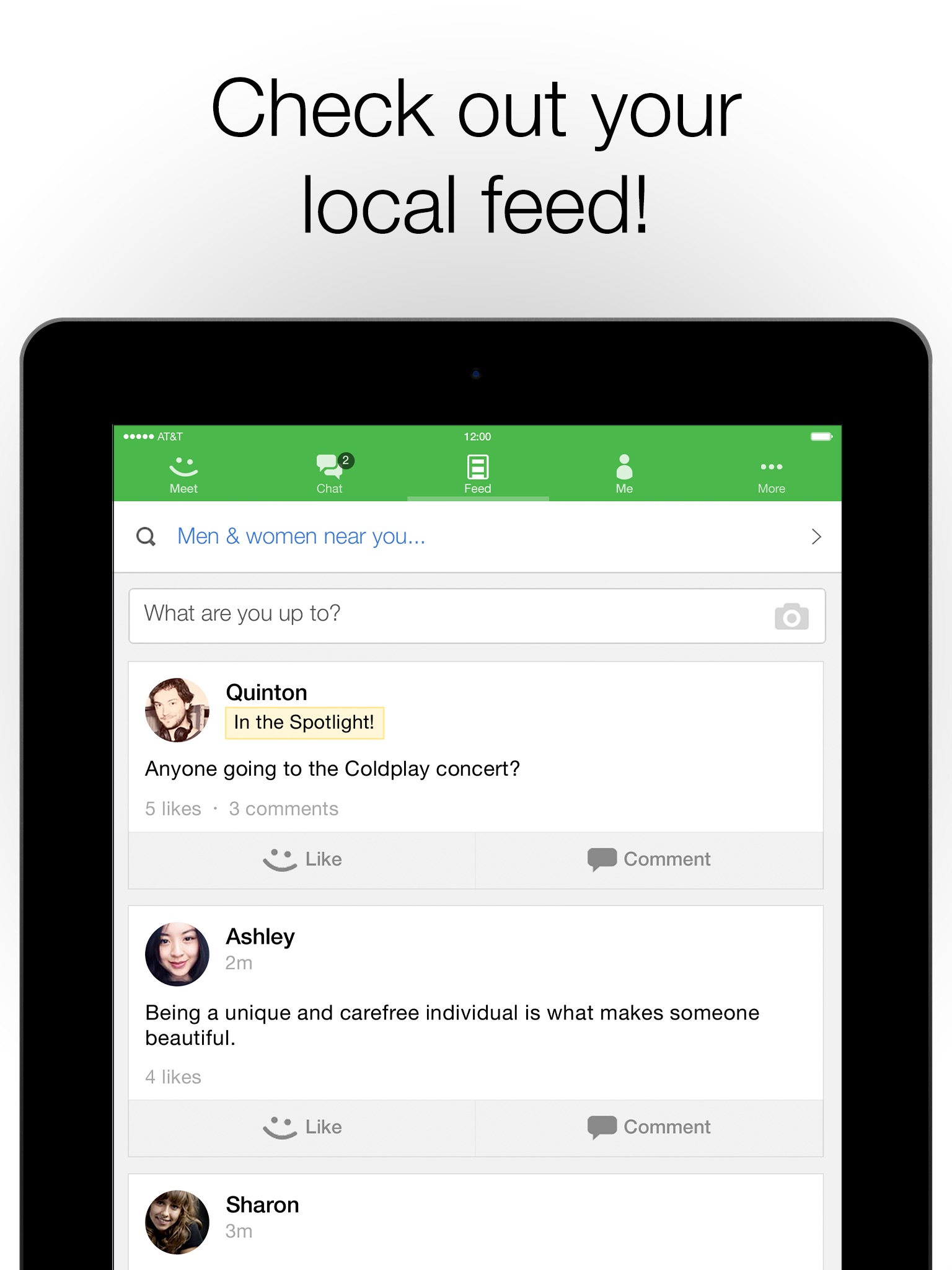 MeetMe: Chat & Meet New People for iPad screenshot 3