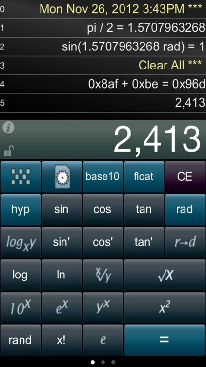 Paper Calc for Coders