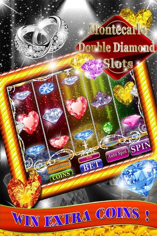 Monte Carlo Double Diamonds Slots FREE- Win Mega Bonus Game in screenshot 4