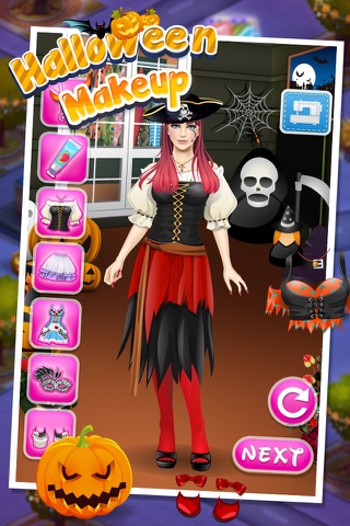Halloween Makeup SPA - free girls games screenshot 2