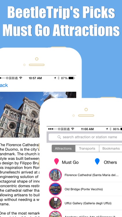 Florence travel guide with offline map and metro transit by BeetleTrip screenshot-3