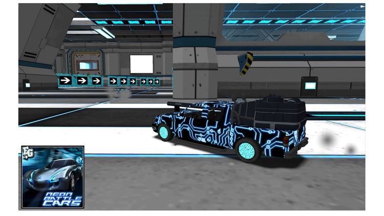 Neon Battle Cars Racing screenshot-3