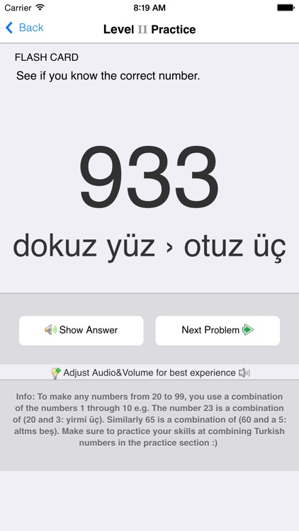 Turkish Numbers, Fast! (for trips to Turkey)