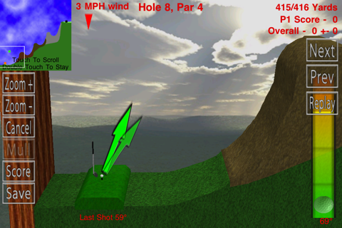 Rocket Golf Lite screenshot 3