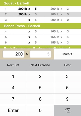 LiftRep: Gym Workout Tracker screenshot 2