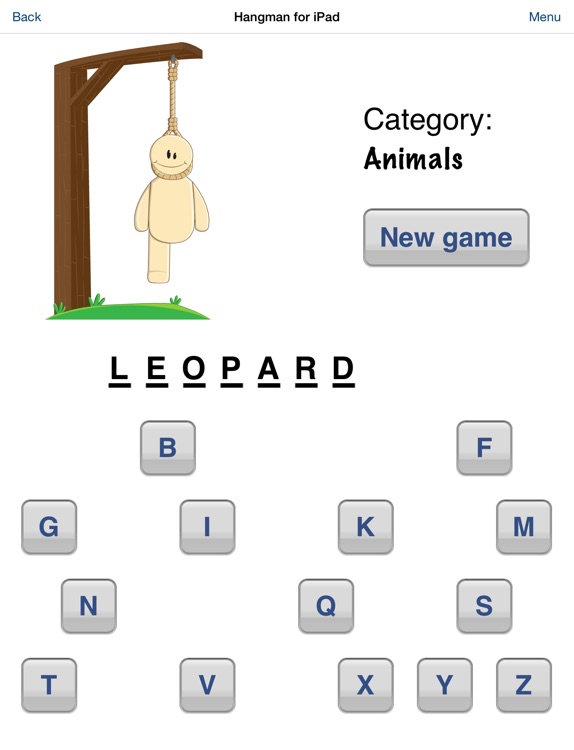 Hangman for iPad