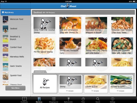 Chef Vivant Lite – Customizable, Interactive eCookbooks screenshot 2