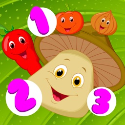 Awesome Harvest Counting Game for Children with Vegetables: Learn to Count 1-10