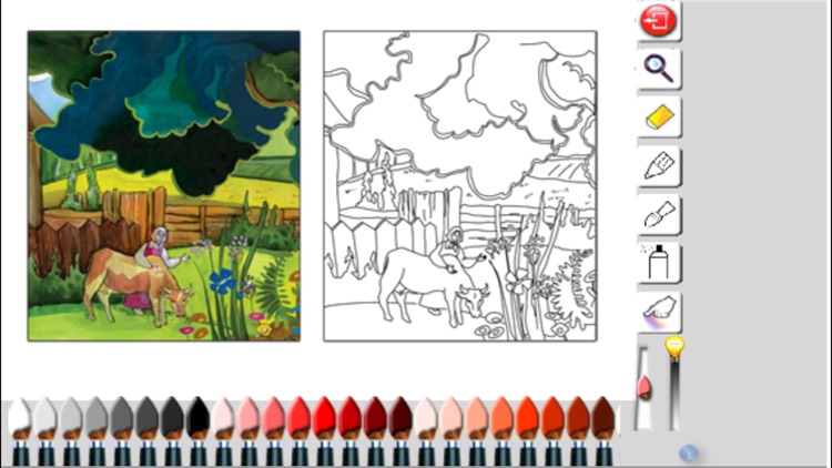 Coloring Book for kids - fairy tales screenshot-3