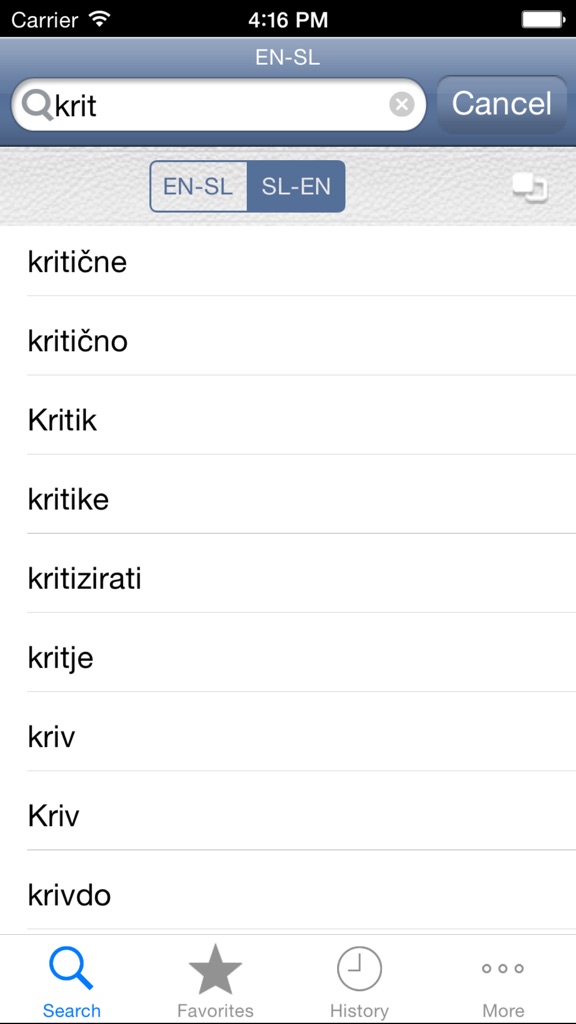 【图】SlovenianEnglish Dictionary(截图1) 【图】SlovenianEnglish Dictionary(截图1)