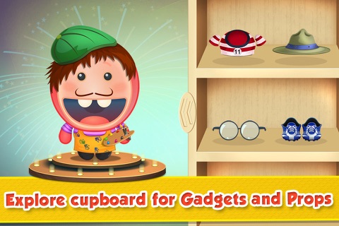 Dressup , Makeover & Hair Salon Game with Icky - A Learning Puzzle for Kids about People & Jobs FULL screenshot 2