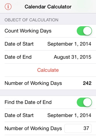 Calendar Calculator screenshot 2