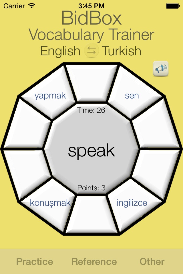 Turkish Vocabulary Trainer screenshot 2