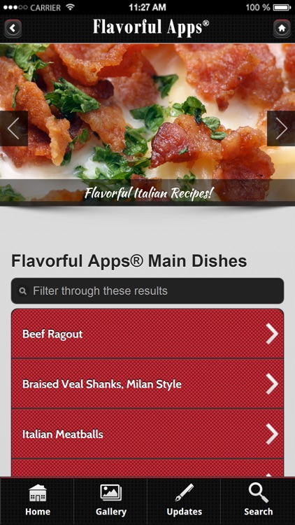 Italian Recipes from Flavorful Apps®