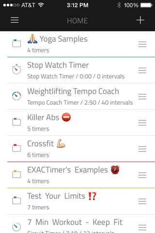 Exact Fitness Timer: Reach Strength, Health and Bodyweight Goals with HiiT Interval Training and Stopwatch. screenshot 3