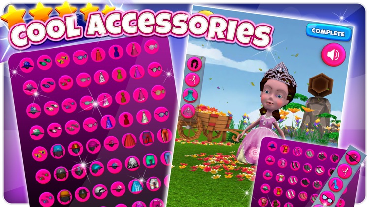A 3D Dancing Fashion Dress Up - Princess Disco Party Free Game for Girls