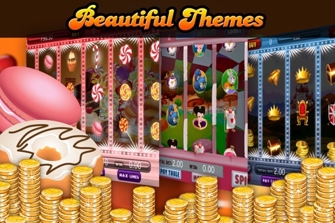 Fun Candy Slots Machine - Blast Gems Mania Craze Casino Saga screenshot 2