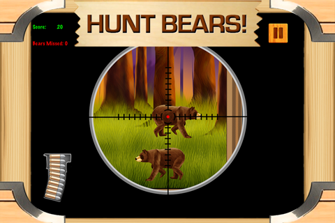 Awesome Bear Hunter Shooting Game With Cool Sniper Hunting Games For Boys FREE screenshot 3