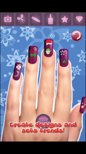 Christmas Nails Salon(圖2)-速報App