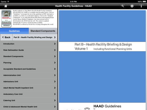 Health Facility Guidelines - HAAD screenshot 2