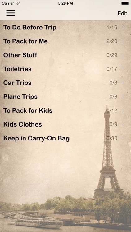 Essential Travel Checklist