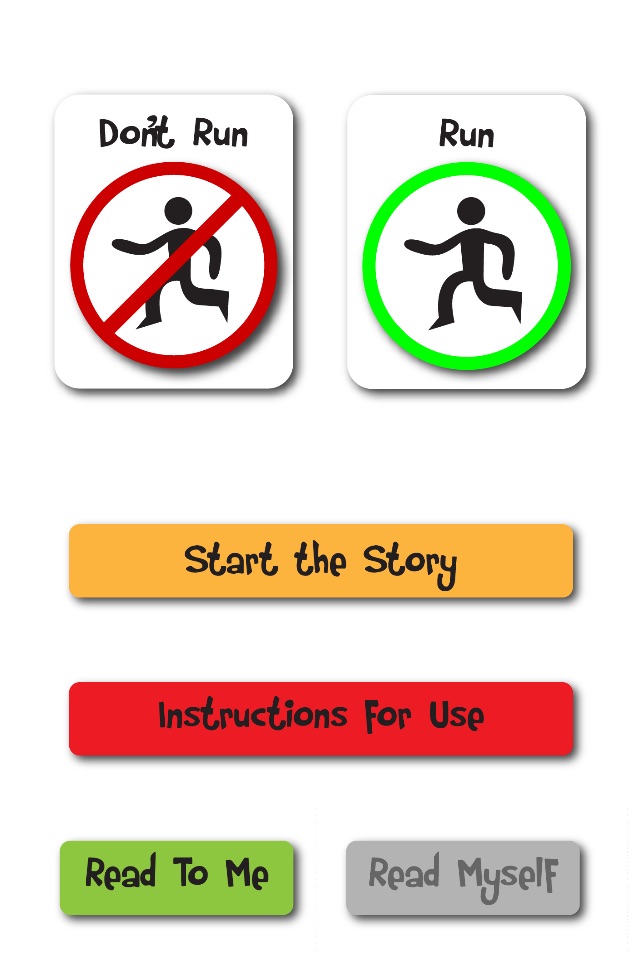 Running Social Story and Visual Tool About When and Where to Run screenshot 2