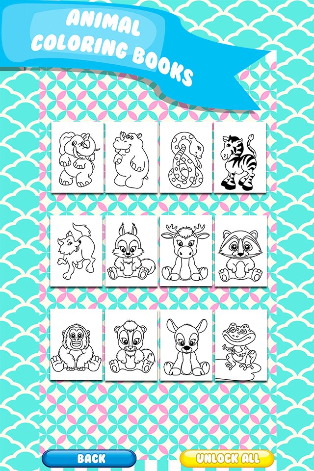 Kids Doodle & Animal Coloring Draw Book -  play my pet paint pad and color drawing farm games for the preschool kids screenshot 4