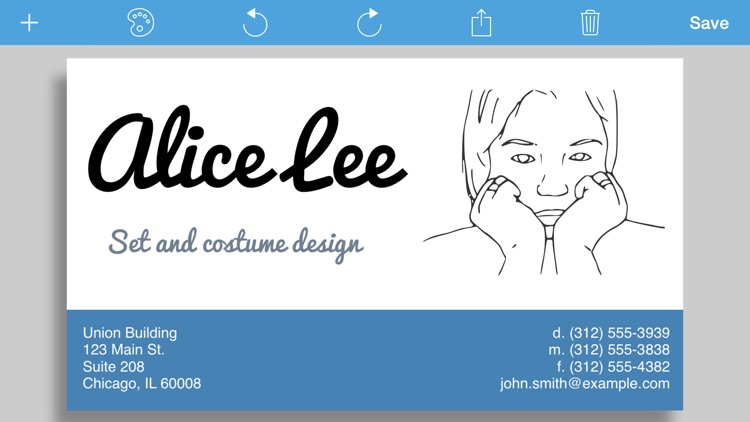 BusinessCardMaker for iOS - Design and print a business card