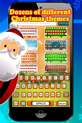 A Christmas Keyboard - Cool Color Xmas Theme Customization screenshot 2