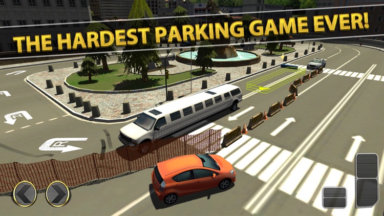 3D Impossible Parking Simulator - Real Limo and Monster Car Driving Test Racing Games Free