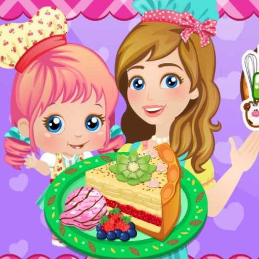 Baby Alice Mom & Me Cooking Pie Icon