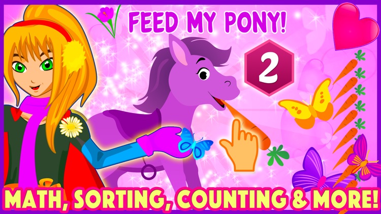 Valentine’s Princess Preschool Daycare - Free Educational Games for kids & Toddlers to teach Counting Numbers, Colors, Alphabet and Shapes!