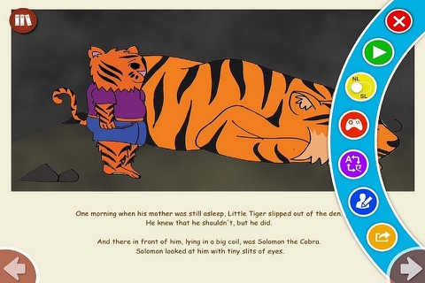 Little Tiger Sees The World - An interactive eBook in English for children screenshot 3