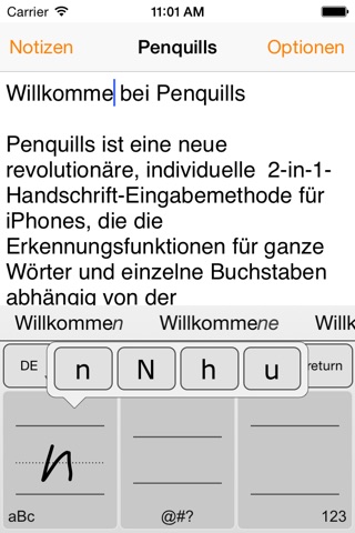 Penquills | Handwriting keyboard screenshot 2