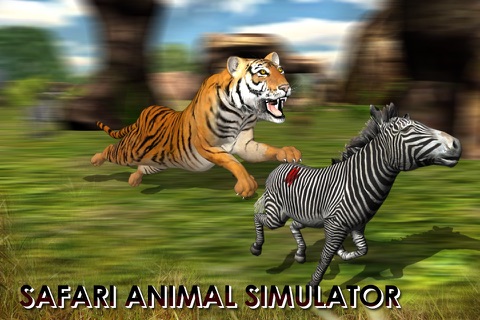 Wild Tiger Jungle Hunt 3D - Real Siberian Beast Attack on Deer in Safari Animal Simulator Game screenshot 2